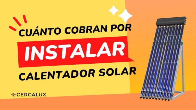 ¿Cuánto cobran por instalar un calentador solar en México?