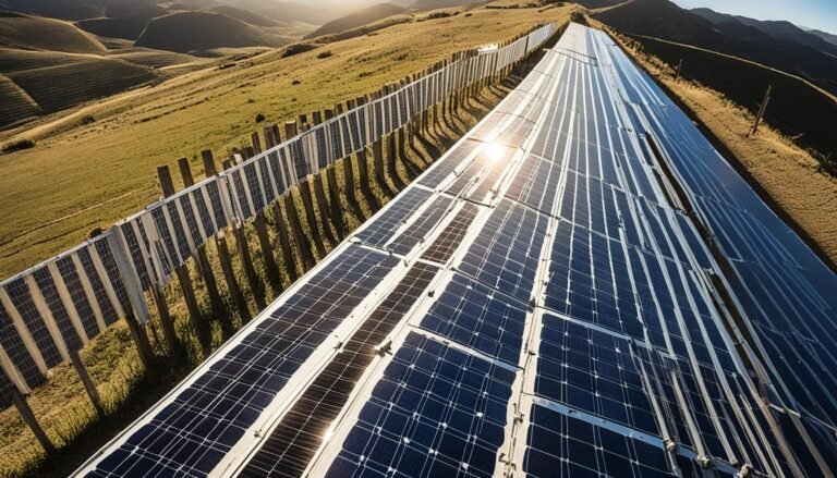 Paneles solares para cerco