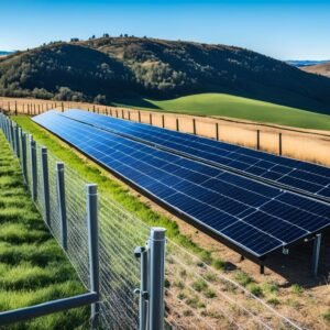 cerco eléctrico con panel solar