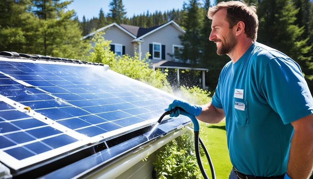 como limpiar un calentador solar