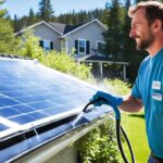 como limpiar un calentador solar