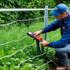 cuidado cerca electrica