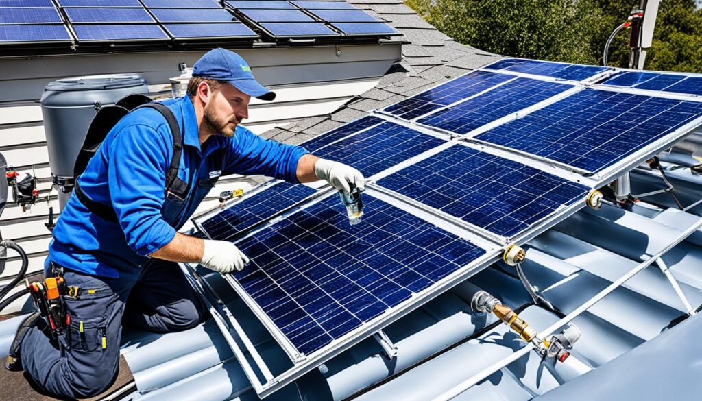 mantenimiento de calentador solar