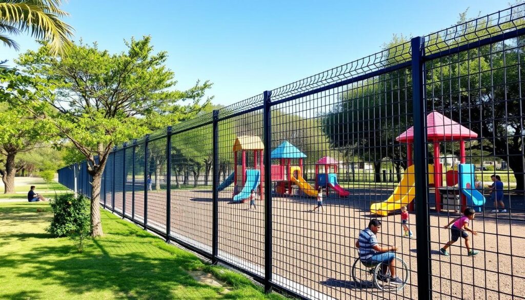 Instalación de Mallas Ciclónicas en Parques Instalación de Mallas Ciclónicas en Parques