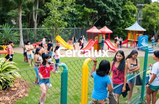 Protección en Áreas Recreativas con Malla Ciclónica