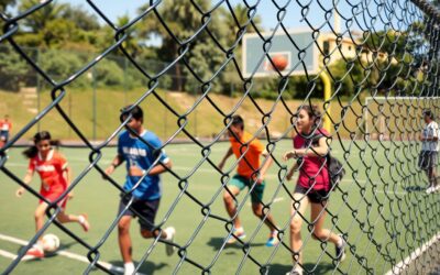 malla ciclónica para deportes