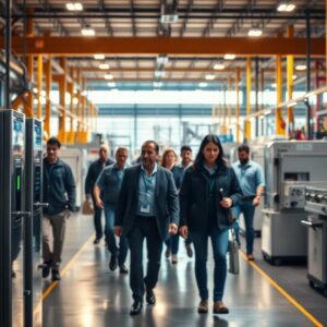 Beneficios del control de acceso en fábricas y plantas