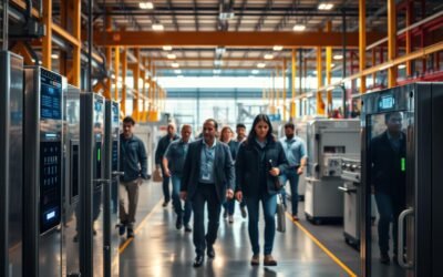 Beneficios del control de acceso en fábricas y plantas