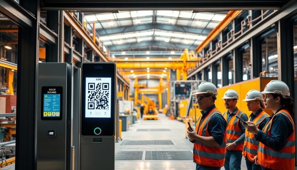 Control de acceso con códigos QR en la industria