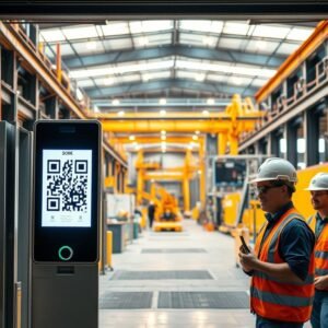 Control de acceso con códigos QR en la industria