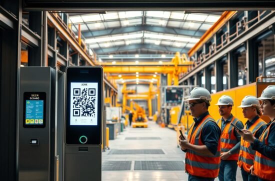 Control de acceso con códigos QR en la industria