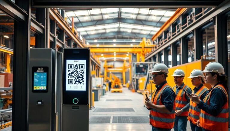 Control de acceso con códigos QR en la industria