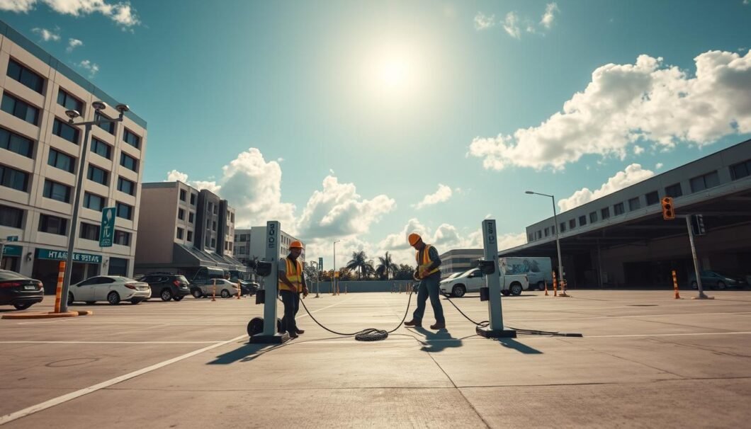 ¿Cómo instalar cargadores eléctricos para una flota de vehículos?