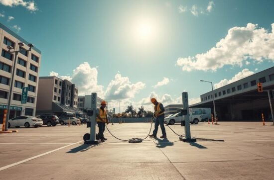 ¿Cómo instalar cargadores eléctricos para una flota de vehículos?