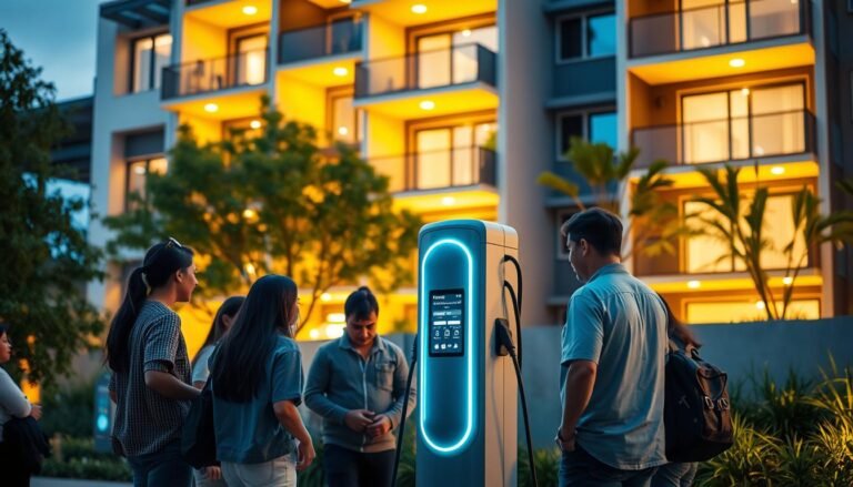 ¿Cómo instalar un cargador en unos departamentos?