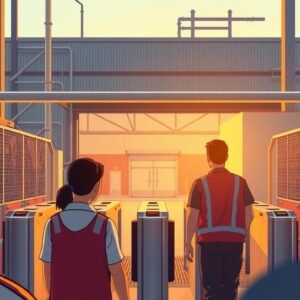 control de acceso para personal en fábricas