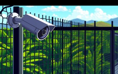 Cómo combinar malla ciclónica y cámaras de seguridad