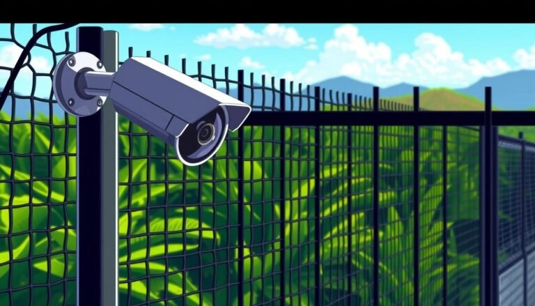 Cómo combinar malla ciclónica y cámaras de seguridad