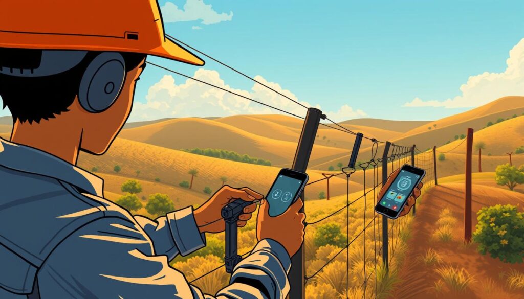 Instalación y mantenimiento de cercas eléctricas inteligentes con app para control de cerco eléctrico
