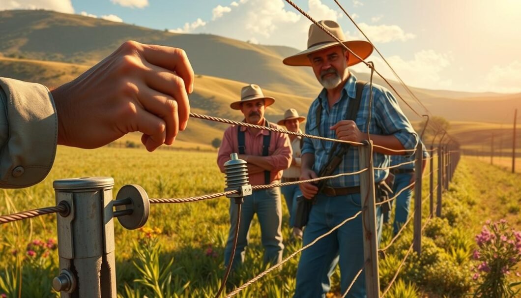 reemplazo de aisladores y tensores dañados