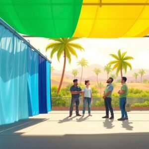 Cortinas hawaianas de PVC industrial: guía para elegir las adecuadas