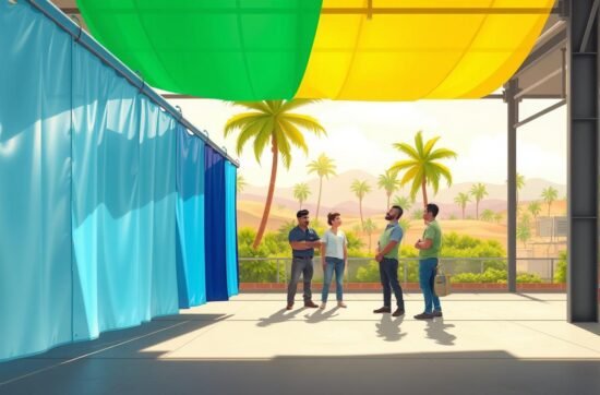 Cortinas hawaianas de PVC industrial: guía para elegir las adecuadas