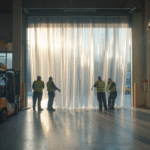 Cortinas hawaianas ideales para cámaras de refrigeración