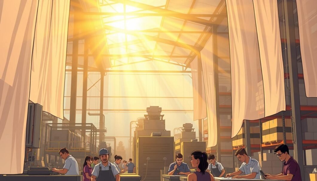 Ventajas de las cortinas hawaianas transparentes en industria