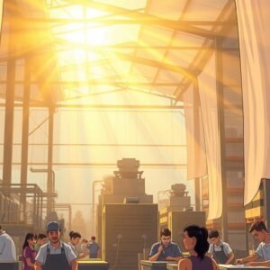 Ventajas de las cortinas hawaianas transparentes en la industria