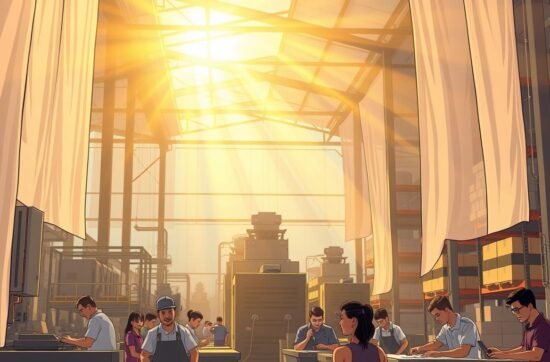 Ventajas de las cortinas hawaianas transparentes en industria